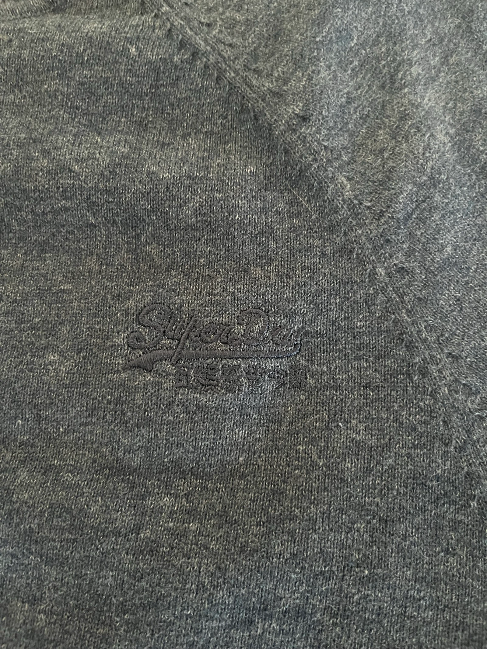 Suéter Superdry Orange Label Cinza Antracite - Tamanho S - Muito Bom Estado – photo 7